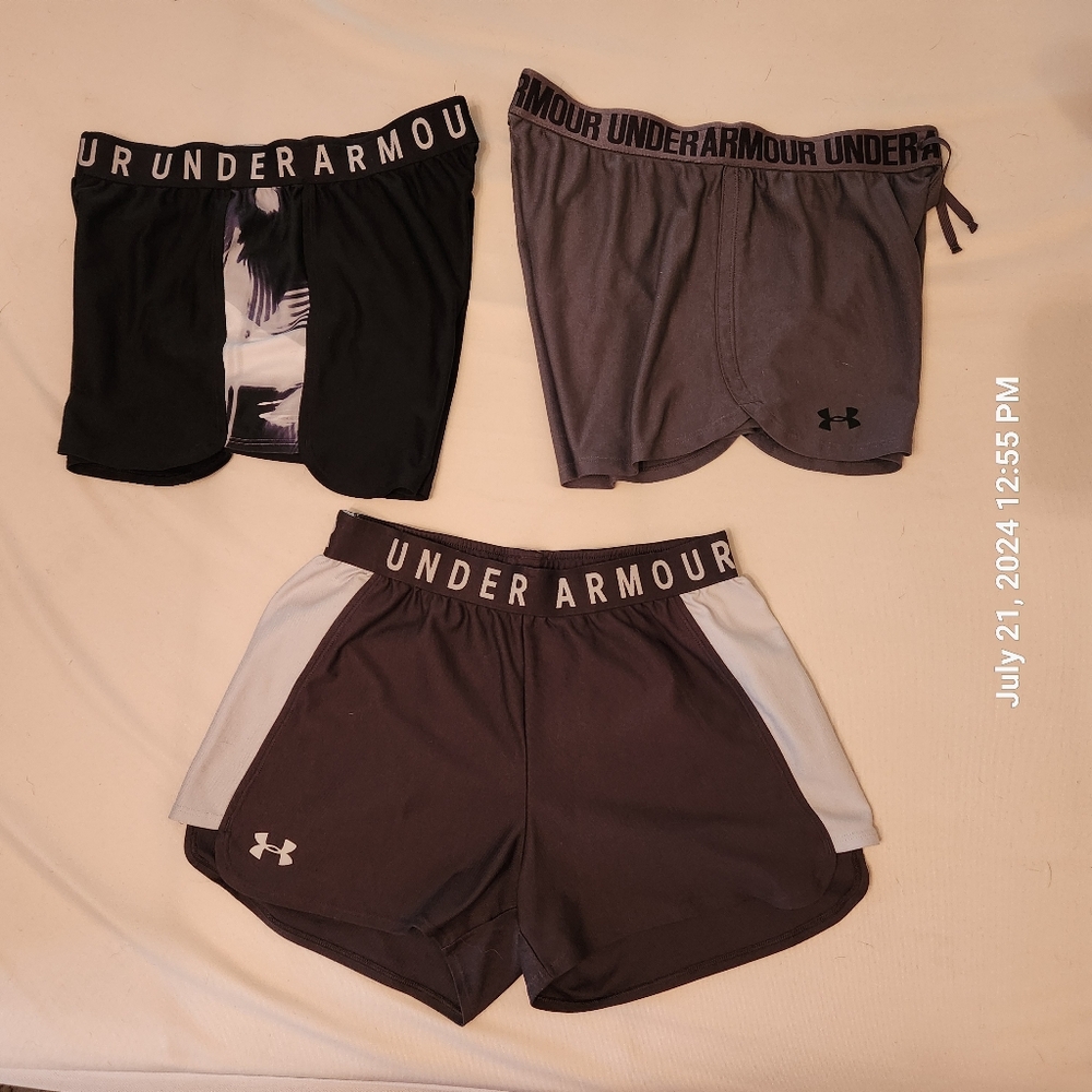 Under Armour Heat Gear Shorts - Ladies Sm 3pr